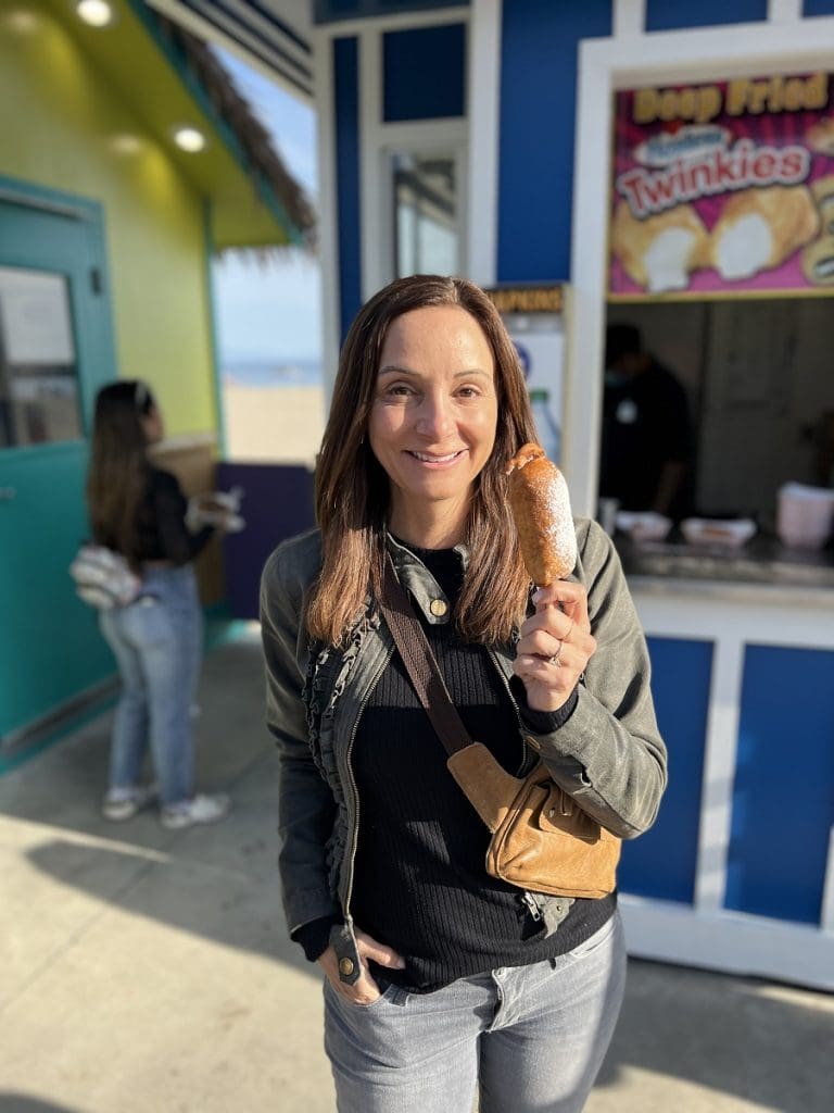 Annette at Santa Cruz Beach Boardwalk 