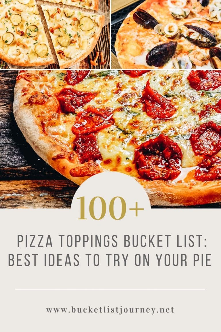 Pizza Toppings Bucket List 100+ Yummy Ideas to Try on Your Pie