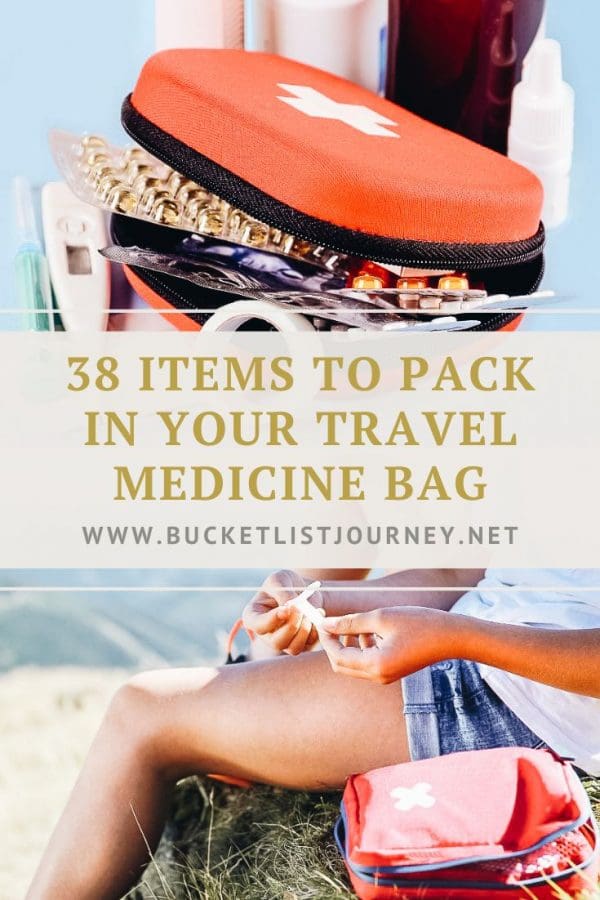 38 Best Items to Pack in Your Travel Medicine Bag