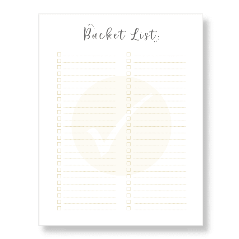 Bucket List Journey Tools & Inspiration to Live Your List