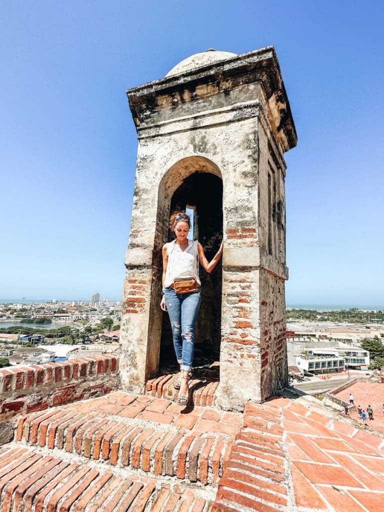 Annette at Castillo de San Felipe de Barajas