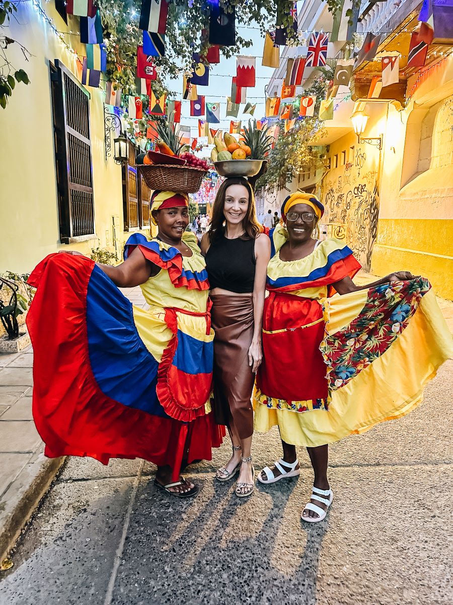 Annette with Las Palenqueras