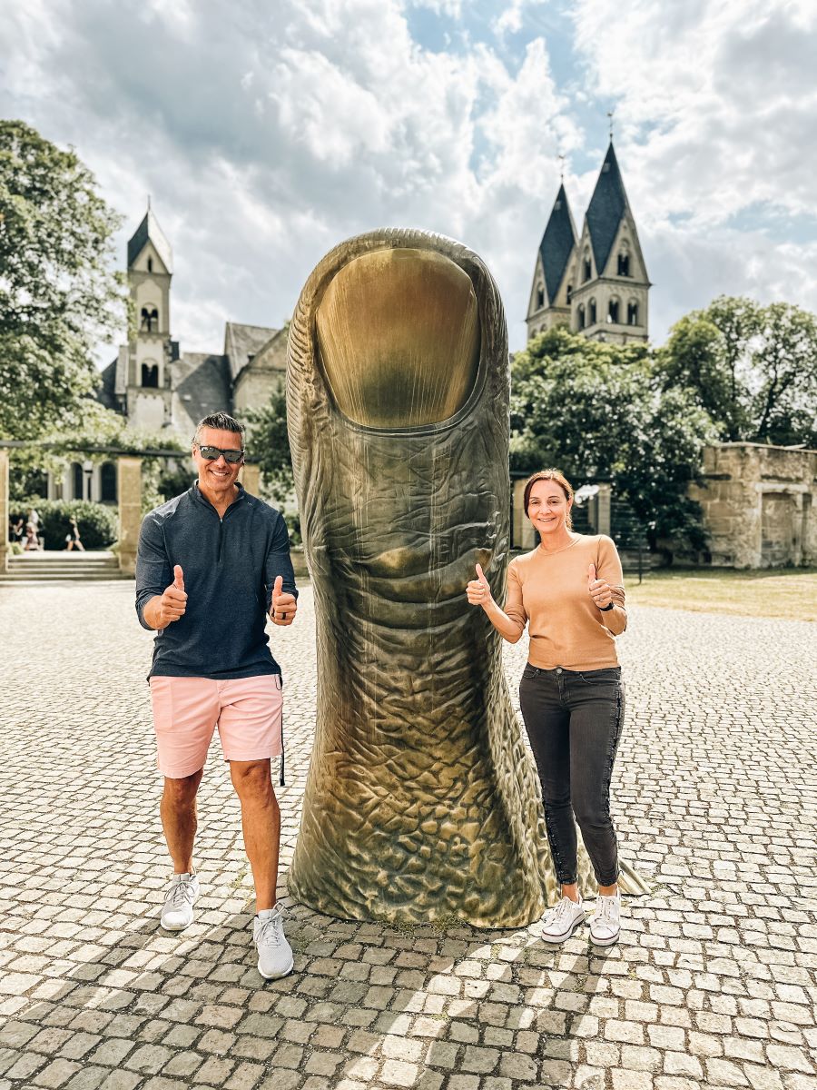 Koblenz Thumb Sculpture