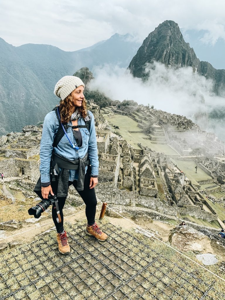 Annette in Machu Picchu