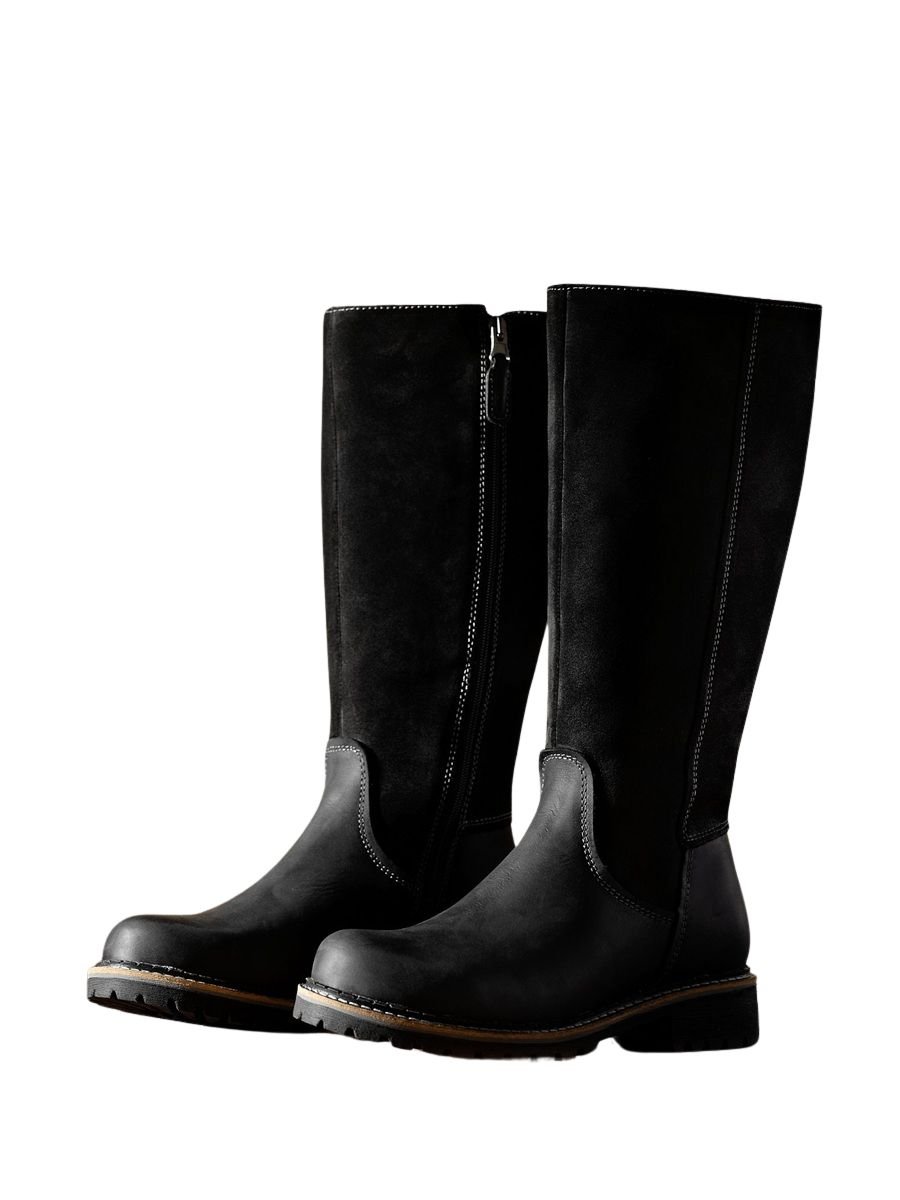 Women's Hudson Shearling-Lined Leather Boots