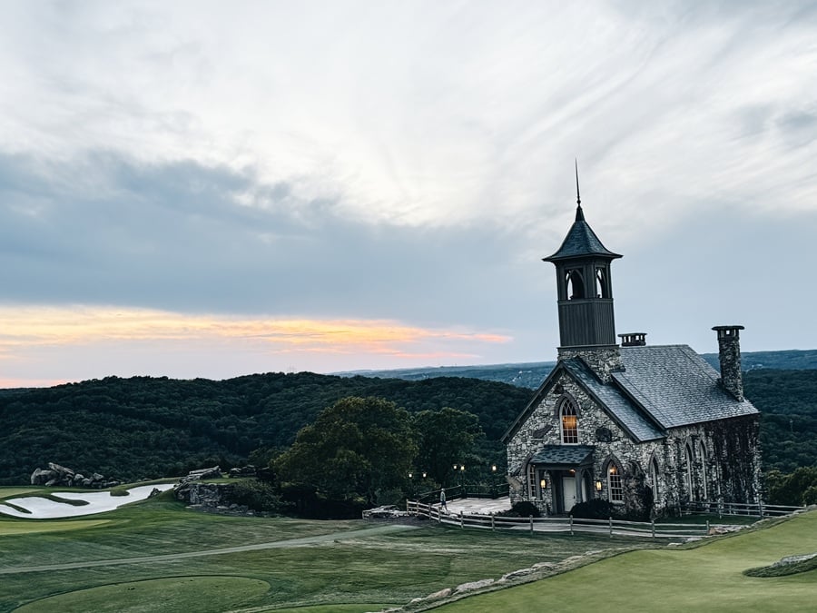 Lampe, Missouri Buffalo Bar sunset