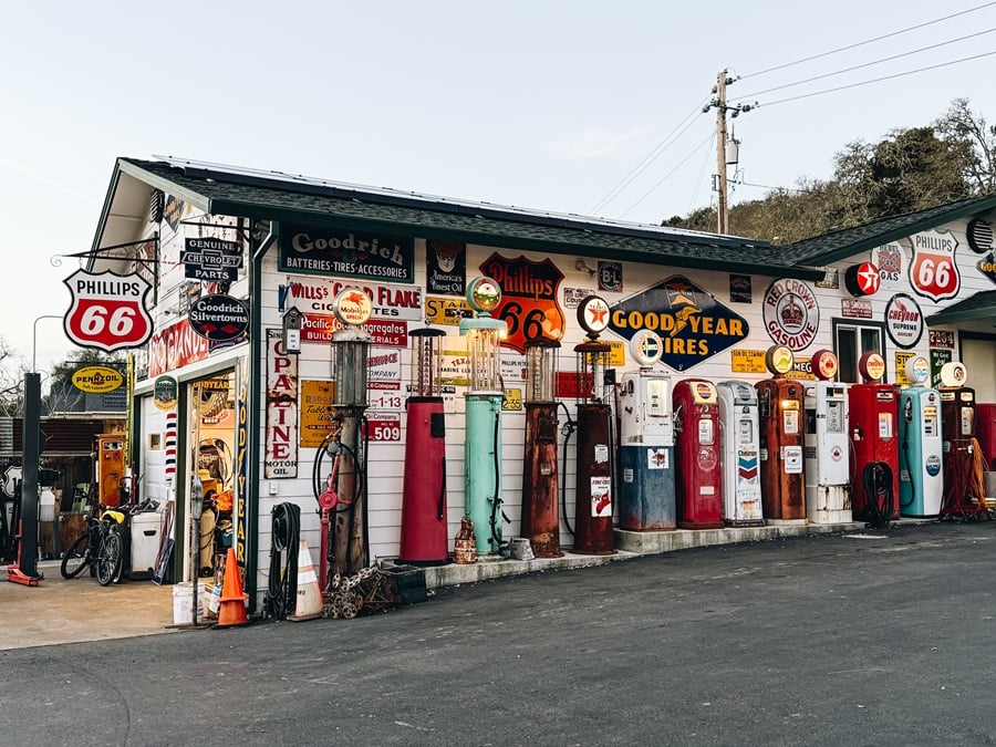 Old Gas Pumps Glen Ellen