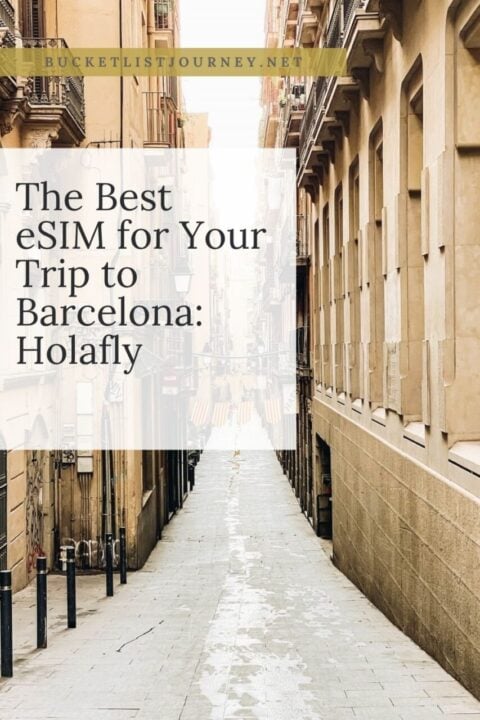 巴塞罗那之旅的最佳 eSIM：Holafly